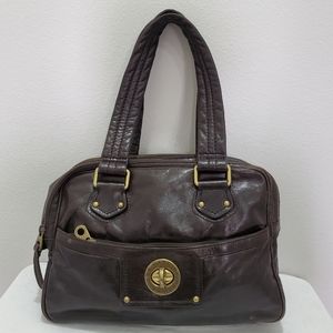 Marc Jacobs Leqther Satchel Hanbag